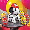 7" White & Black Stuffed Dalmatian Dogs with Fire Hat - 12 Pc. Image 4