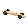 7" x 1 1/4" DIY Unfinished Pinewood Derby Race Car Kit - Makes 6 Image 1