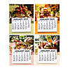 7" x 4" 2025 Large Print Flower Paper Calendar Magnets &#8211; 12 Pc. Image 1