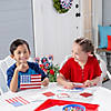7&quot; x 4-3/4&quot; Patriotic Mosaic Flag Ornament Craft Kit &amp;#8211; Makes 12 Image 3