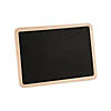 7" x 5" Unfinished Wood Black Chalkboard School Supplies - 12 Pc. Image 1