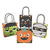 7" x 7 1/4" Medium Ghoul Gang Halloween Paper Gift Bags - 12 Pc. Image 1