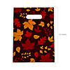 7" x 9 1/2" Bulk 50 Pc. Fall Leaf Plastic Goody Bags Image 1