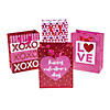 7" x 9" Medium Valentine Paper Gift Bags - 12 Pc. Image 2
