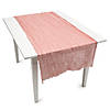 70" x 30" Blush Gauze Table Runner Image 1