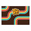 70s Party Backdrop Banner - 3 Pc. Image 1