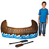 71 1/2" x 45 1/2" 3D Traditional Canoe Cardboard Cutout Stand-Up with Oars Image 1