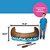 71 1/2" x 45 1/2" 3D Traditional Canoe Cardboard Cutout Stand-Up with Oars Image 2