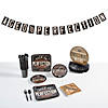 71 Pc. Aged to Perfection Party Disposable Tableware Kit for 8 Guests Image 1