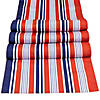 71" Red  White and Blue Americana Striped Table Runner Image 2