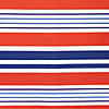 71" Red  White and Blue Americana Striped Table Runner Image 3