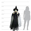 72" Animated Hanging Witch Halloween Decoration Image 1