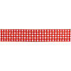 72" Checkered Heart Valentine's Day Table Runner Image 1