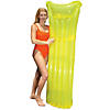 72-Inch Inflatable Yellow Water Sports Swimming Pool Air Mattress Image 2