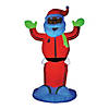 72" Outdoor Blow Up Inflatable Light-Up Santa Claus Image 1