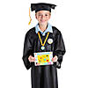 72 Pc. Graduation Black Gown & Cap Set with Awards for 12 Image 1