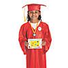 72 Pc. Graduation Red Gown & Cap Set with Awards for 12 Image 1