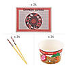 72 Pc. Noodle Bowl & Chopsticks Kit for 24 Image 1