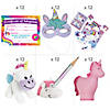 72 Pc. Unicorn Party Favor Kit for 12 Image 1