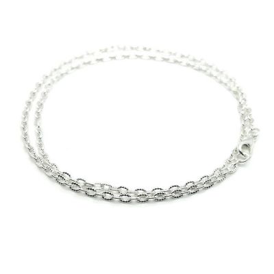 72 Pcs 20" Silver Plated Necklace Chains Image 1