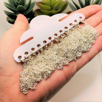 72 Pcs 20" Silver Plated Necklace Chains Image 3