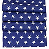 72" White Stars Patriotic Table Runner Image 2