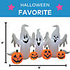 73" Blow Up Inflatable Ghosts with Pumpkins Outdoor Halloween Yard Decoration Image 2