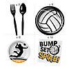 73 Pc. Volleyball Party Tableware Kit for 8 Guests Image 1
