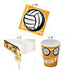 73 Pc. Volleyball Party Tableware Kit for 8 Guests Image 2