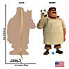 74" Disney Pixar&#8217;s Luca Massimo & Machiavelli Life-Size Cardboard Cutout Stand-Up Image 1