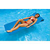 74-Inch Sofskin Rippled Blue Floating Swimming Pool Mattress Image 1