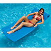 74-Inch Sofskin Rippled Blue Floating Swimming Pool Mattress Image 2