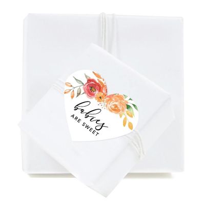 75 Fall Heart Label Babies are Sweet Image 1