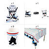 75 Pc. Hockey Party Deluxe Tableware Kit for 8 Guests Image 2