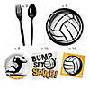 75 Pc. Volleyball Party Deluxe Tableware Kit for 8 Guests Image 1