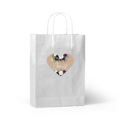 75PC Midnight Blue Heart Label Cheers Image 2
