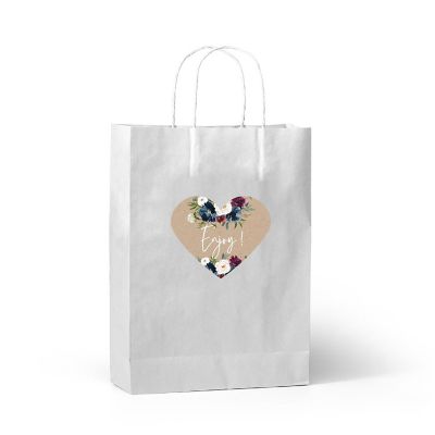 75PC Midnight Blue Heart Label Enjoy Image 1