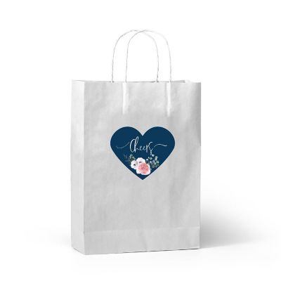 75PC Winter Navy Blue Heart Label Cheers Image 2