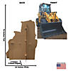 76" Construction Front Loader Equipment Cardboard Cutout Stand-Up Image 1