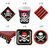 76 Pc. Pirate Party Deluxe Tableware Kit for 8 Guests Image 1