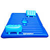 78" Inflatable Blue Dual Swimming Pool Lounger Image 1
