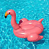 78" Inflatable Pink Giant Flamingo Swimming Pool Ride-On Float Toy Image 3