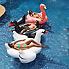 78" Inflatable Pink Giant Flamingo Swimming Pool Ride-On Float Toy Image 4