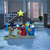 78" Outdoor Blow Up Inflatable Light-Up Nativity Scene Image 1