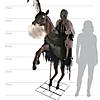 78" Reaper's Ride Horse & Rider Animated Prop with Light-Up Eyes Image 2