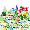 79 Pc. Transportation Time Disposable Tableware Kit for 8 Guests Image 1