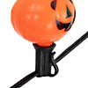 7ct Jack O' Lantern Halloween Bubble Lights  6ft Black Wire Image 3