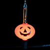 7ct Jack O' Lantern Halloween Bubble Lights  6ft Black Wire Image 4