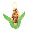 8 1/2" Brightly Colored Festive Fall Corn Craft Kit- Makes 12 Image 1