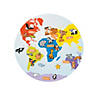 8 1/2" diam. Continents & Animals Globe-Shaped Repositionable Sticker Scenes - 12 Pc. Image 1